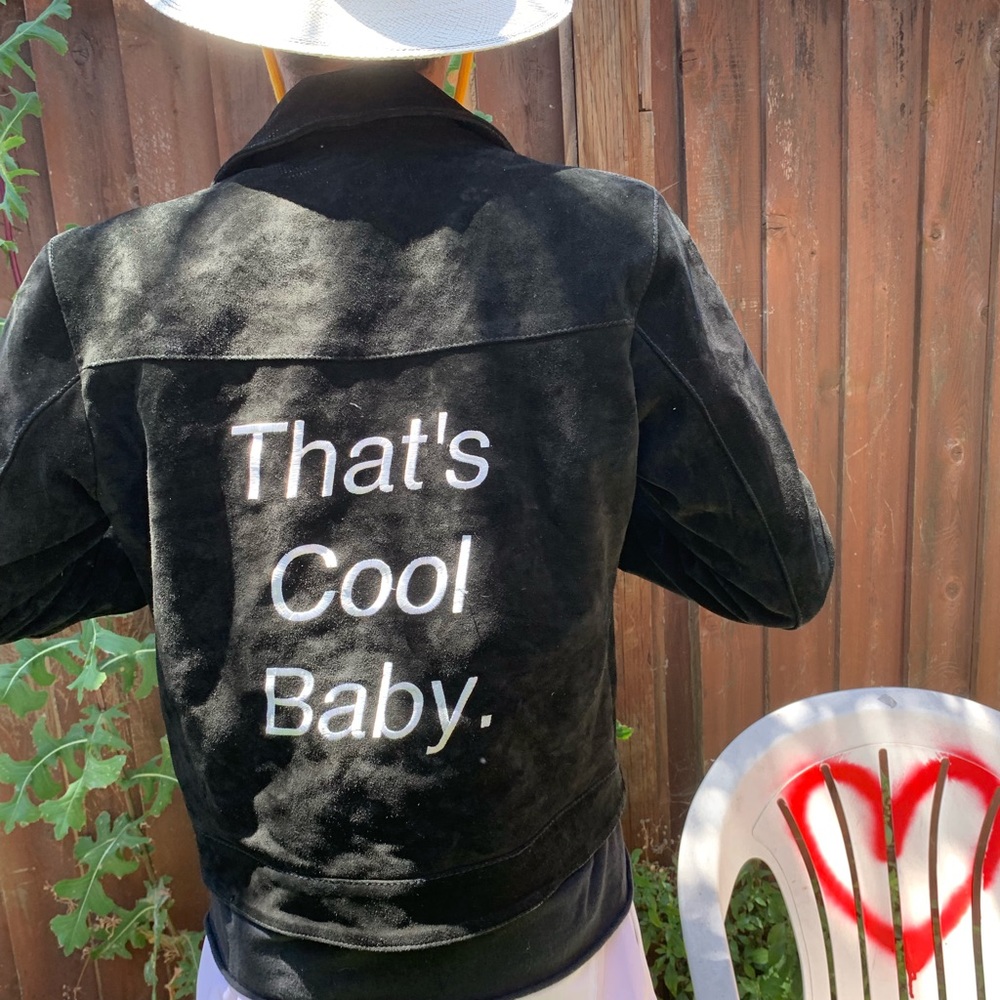 Alexander Digenova Suede Leather Trucker Jacket